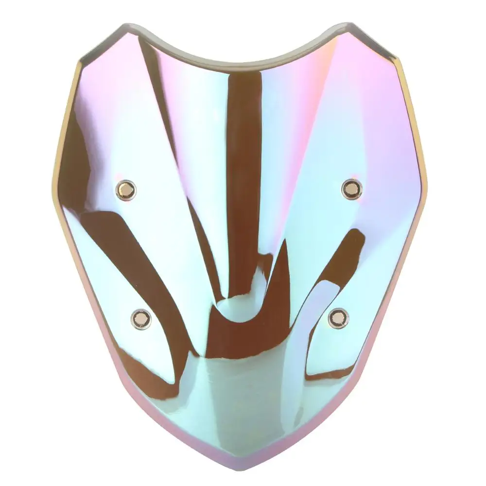 Лобовое стекло мотоцикла иридиевое лобовое черное с болтами винтами крепежными