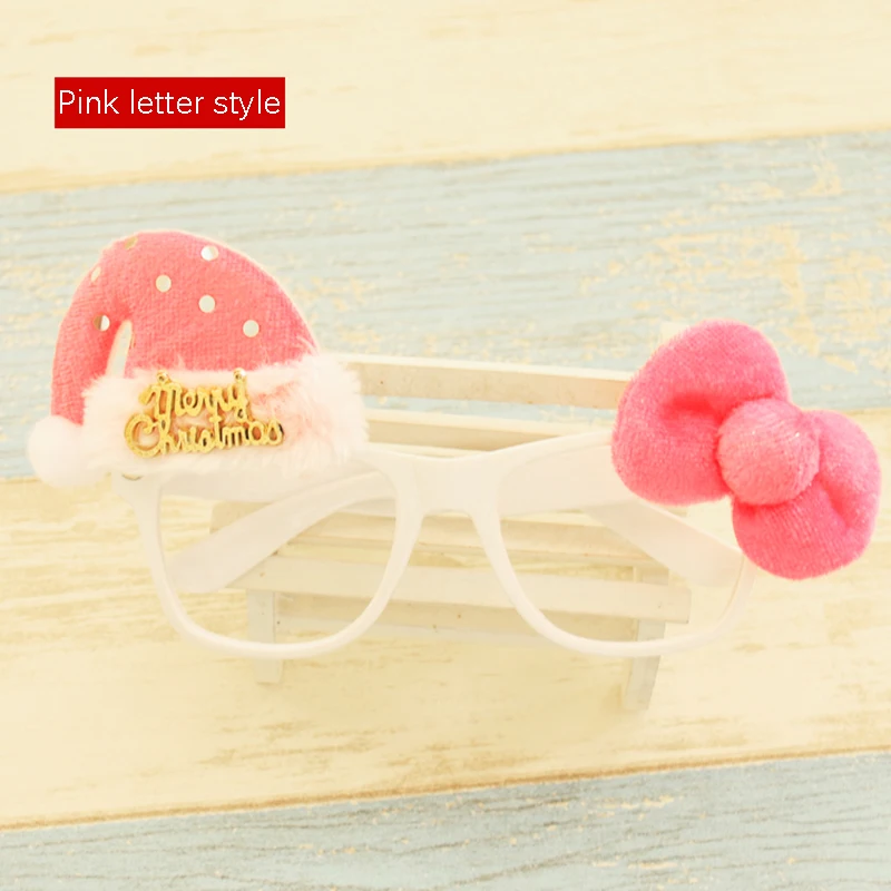 Рождественские украшения креативные рождественские очки рамка DIY Новогодние