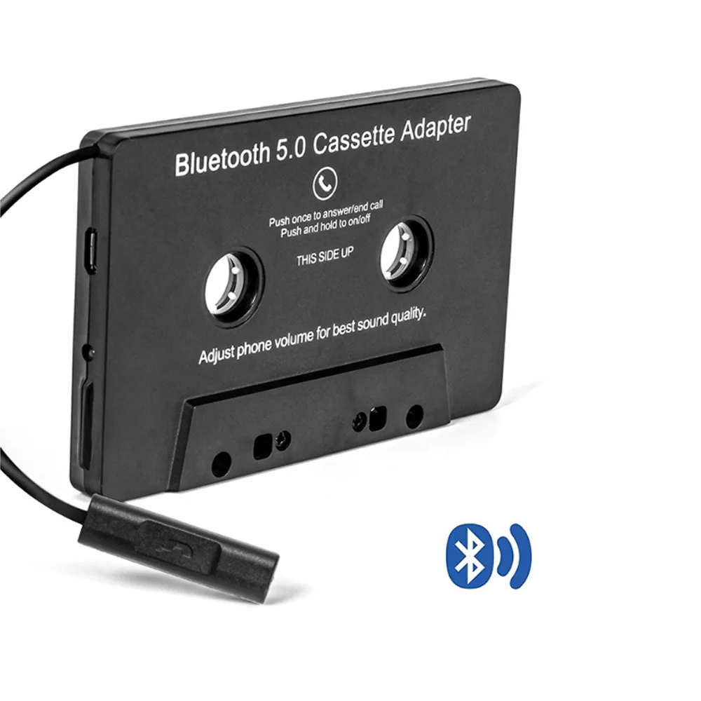 Bluetooth 5 0 Автомобильная Лента Аудио Кассета Aux адаптер для смартфона кассеты