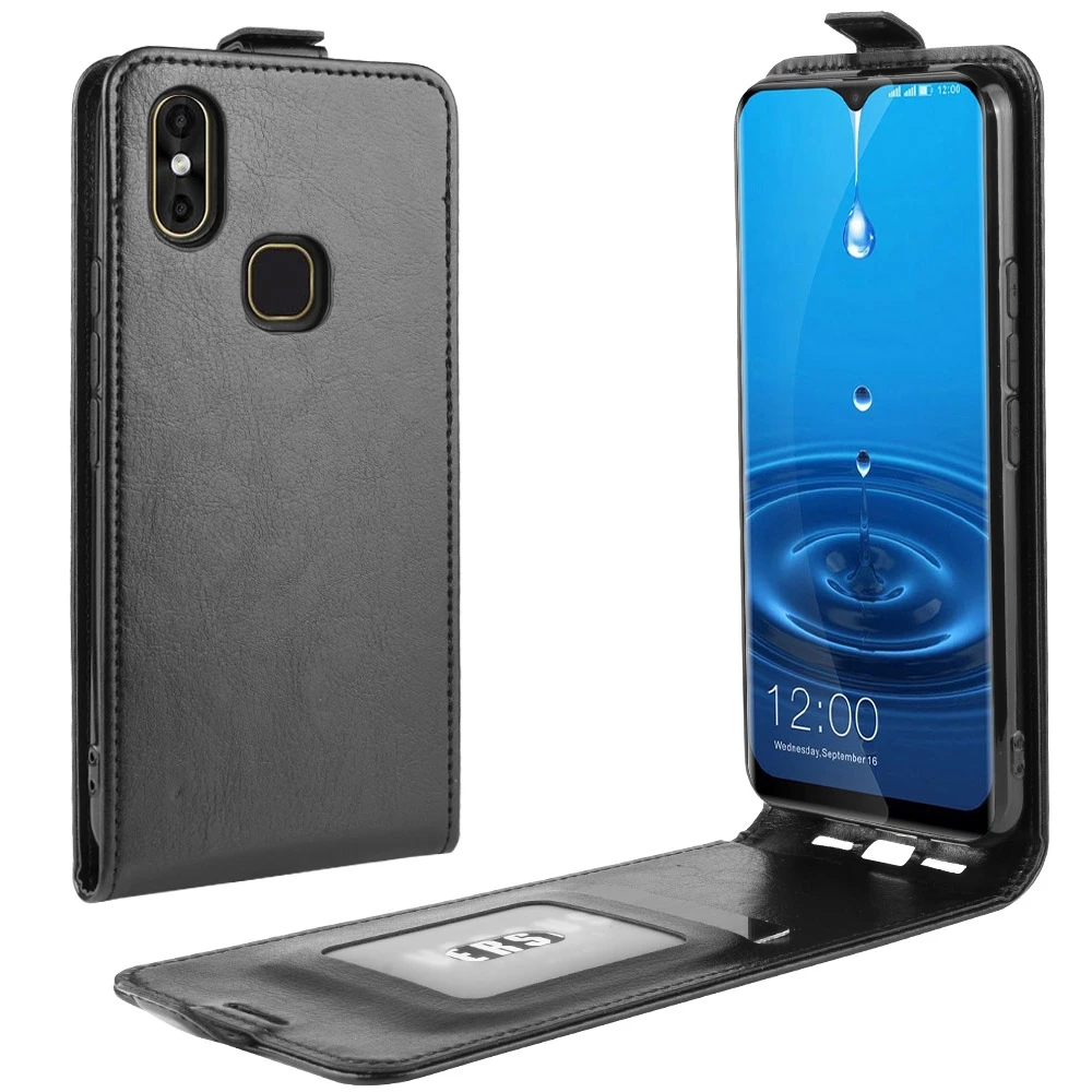 Кожаный защитный чехол-книжка для Leagoo M13 Crazy Horse | Мобильные телефоны и аксессуары
