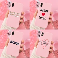 cute harry style phone case for iphone 12 11 pro max fundas soft silicone for iphone x xs max xr cover for iphone 7 8 plus cases