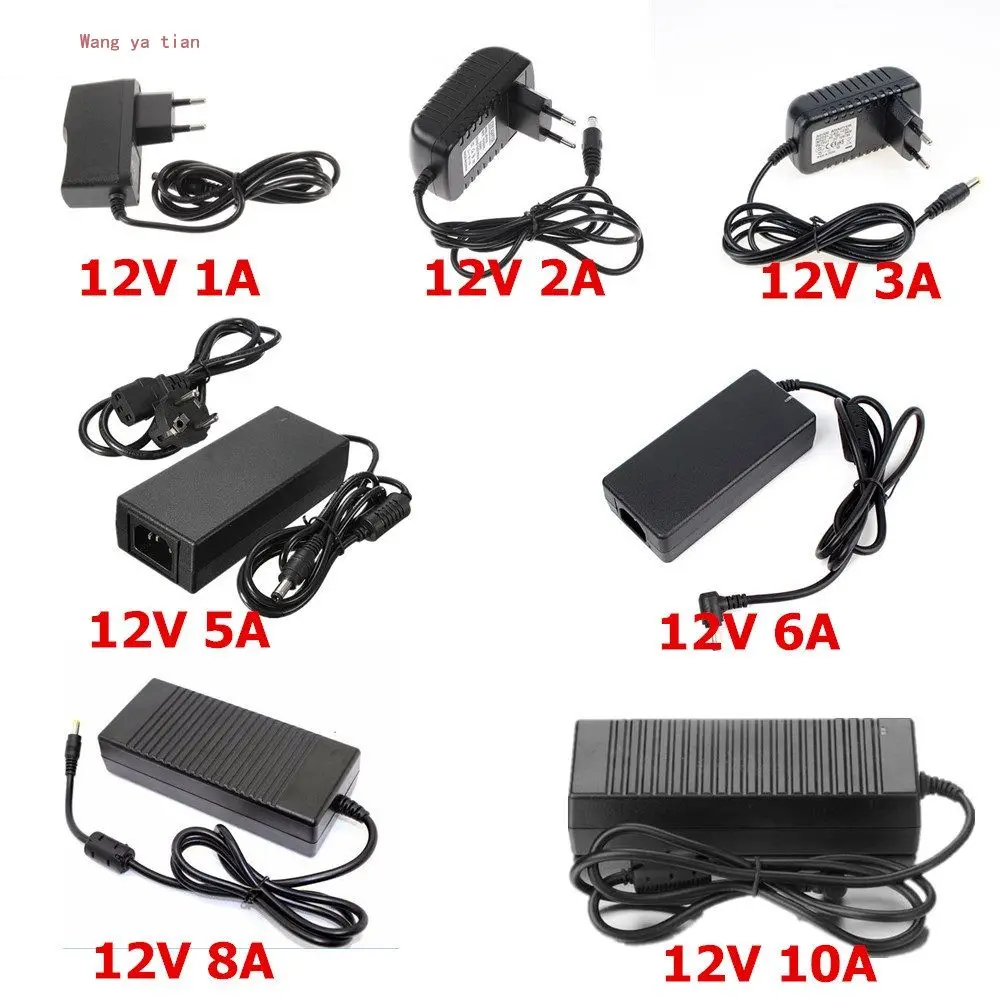 

5v1a 12v2a 24v3a 10A 8A 5A power adapter portable transformer for LED CCTV DCD SUSWE