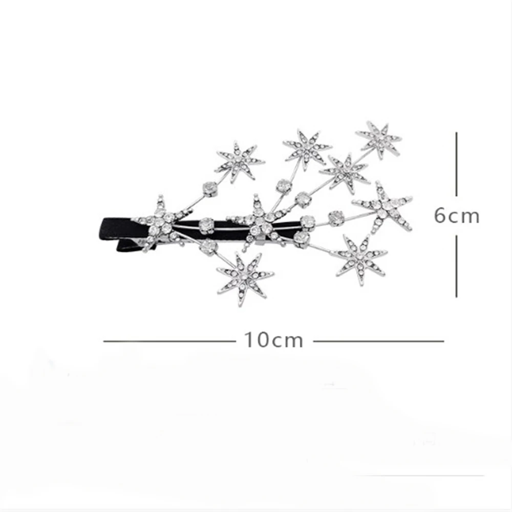 

2020 New Women Vintage Heart Star Geometric Alloy Hairpins Sweet Barrettes Female Fashion Hair Accessories