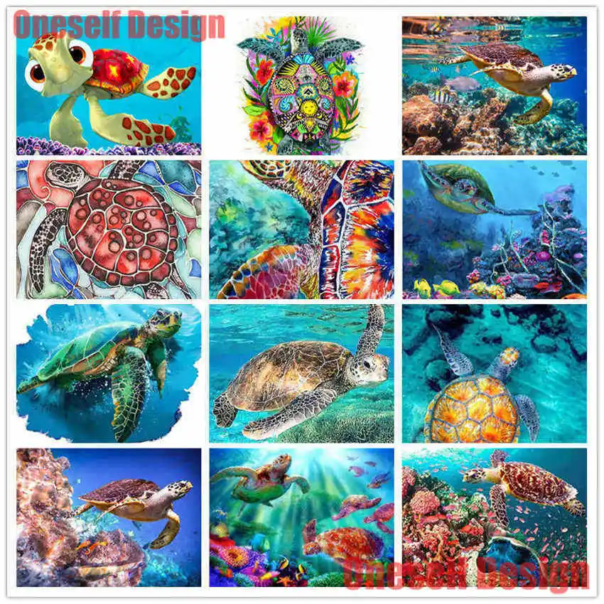 

top popular 5d diamond mosaic sale amimal tortoise 5d diamond painting tortoise christmas decorations for home wall sticker