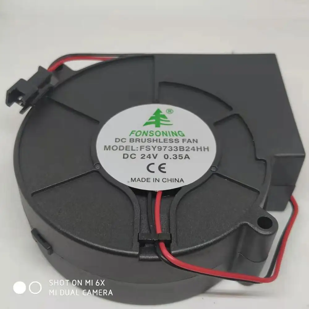 Новинка 9733 воздуходувка DC24V B2 двойной шарикоподшипник 97x33mm FSY9733B24HH центробежный
