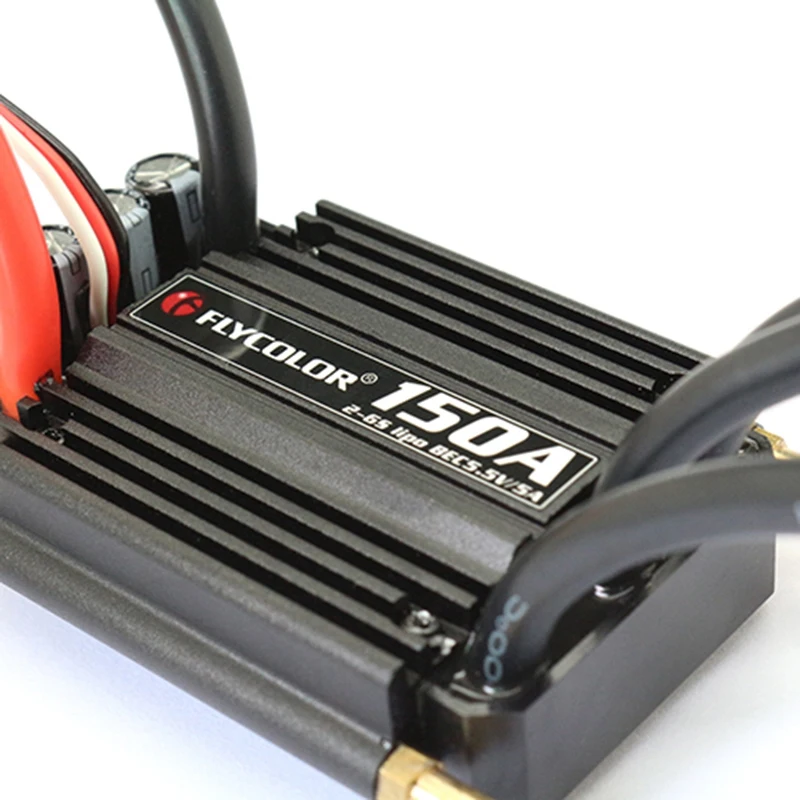flycolor 150a бесщеточный esc для rc лодки 2 6s с