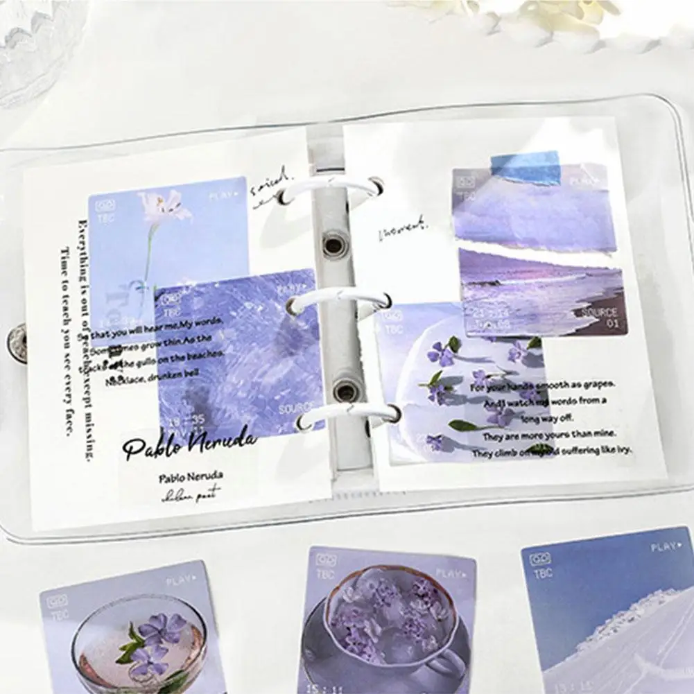 

Huakai Shangyingying Series Stickers Memo Notepad Diary Flowers Stickers Hand Decorative Sticker Material Ac E3e6