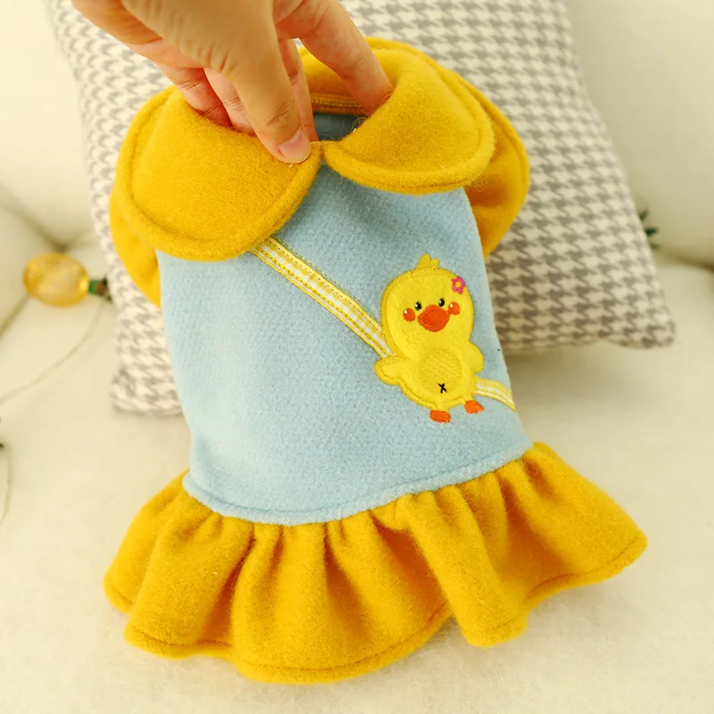 Милое зимнее платье для собаки искусственная кожа маленький щенок чихуахуа Йорк