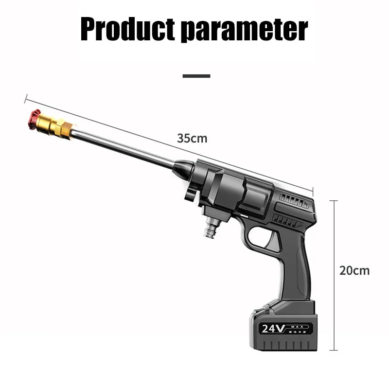 Дешево Мойка высокого давления аккумуляторная, 15000 мАч, 24 В
