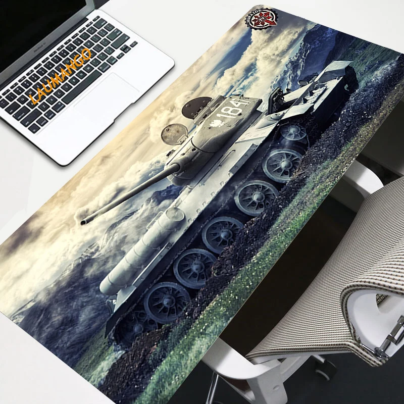 

World of tanks Big size Precision lock edge washable anti-slip mouse pad office esport game mouse pad extra thick