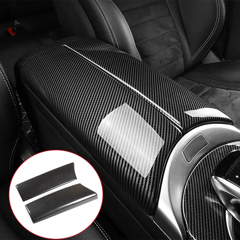 

For Mercedes-Benz C-Class/GLC X253 2015-2021 Car Central Armrest Box Protective Cover Car Seat Armrest Box Cover Car Accessories