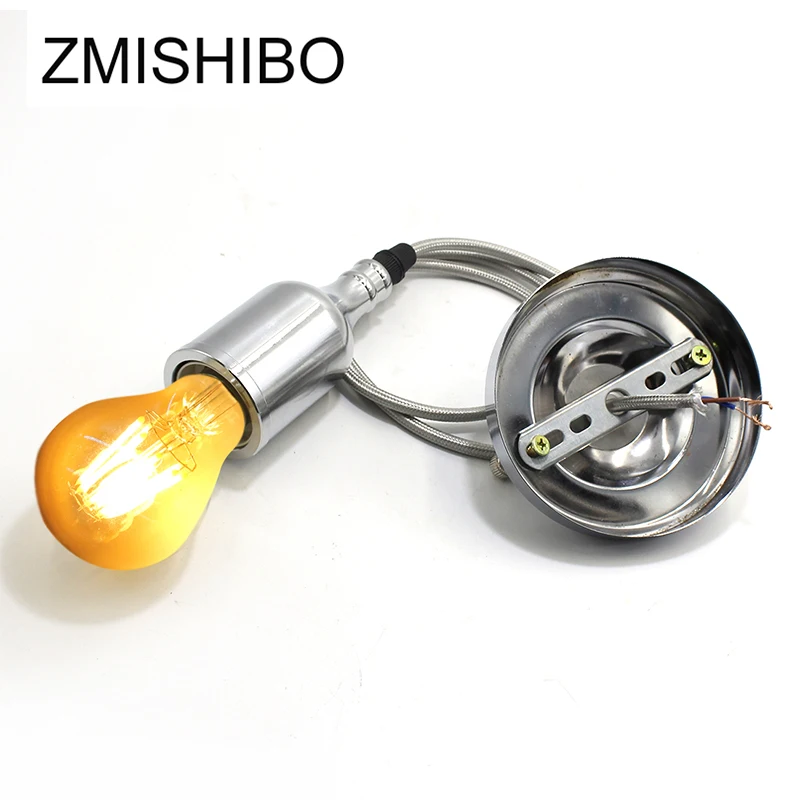 ZMISHIBO Роскошные хром цветные металлические подвесные светильники 110 220 В E27