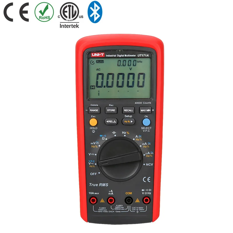 Цифровой мультиметр UNI T UT171A тестер емкости DC/AC V/A Ohm/Hz|digital multimeter|multimeter dccapacitance tester |
