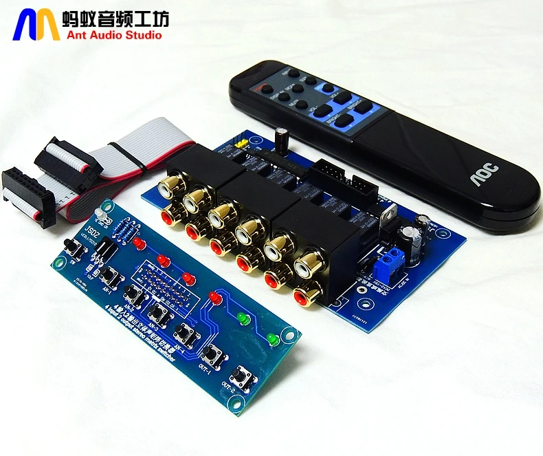 4-in 2-out Audio Switcher Matrix Switch 8 Array Mode 4-Way Audio Source Selection Infrared Remote Control
4-in 2-out Audio Switcher Matrix Switch 8 Array Mode 4-Way Audio Source Selection Infrared Remote Control