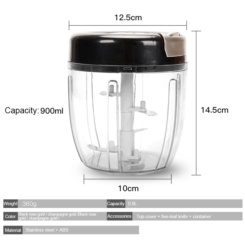 Многофункциональный высокоскоростной дизайн измельчитель Чеснока Резак для
