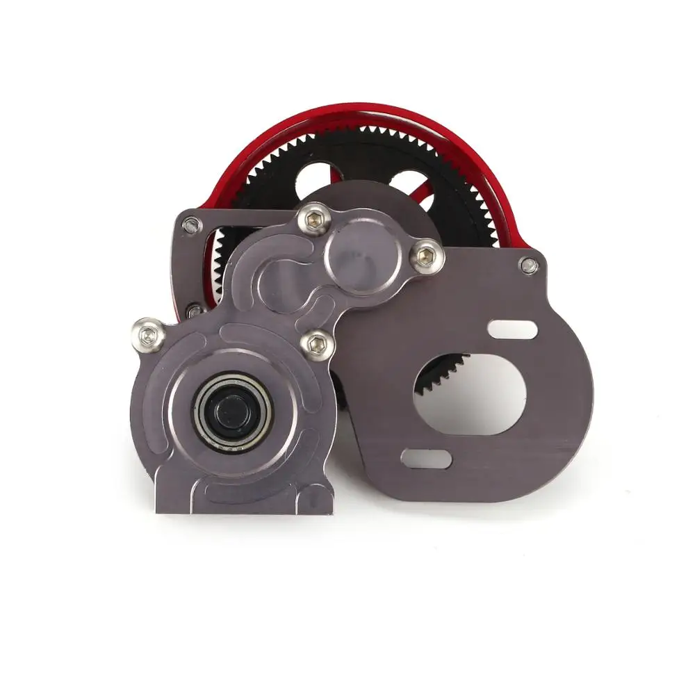 

Aluminum Transfer Case Transmission Gearbox for 1/10 Monster Truck RC Car Crawler AXIAL SCX10 RC4WD REDCAT Accessories
