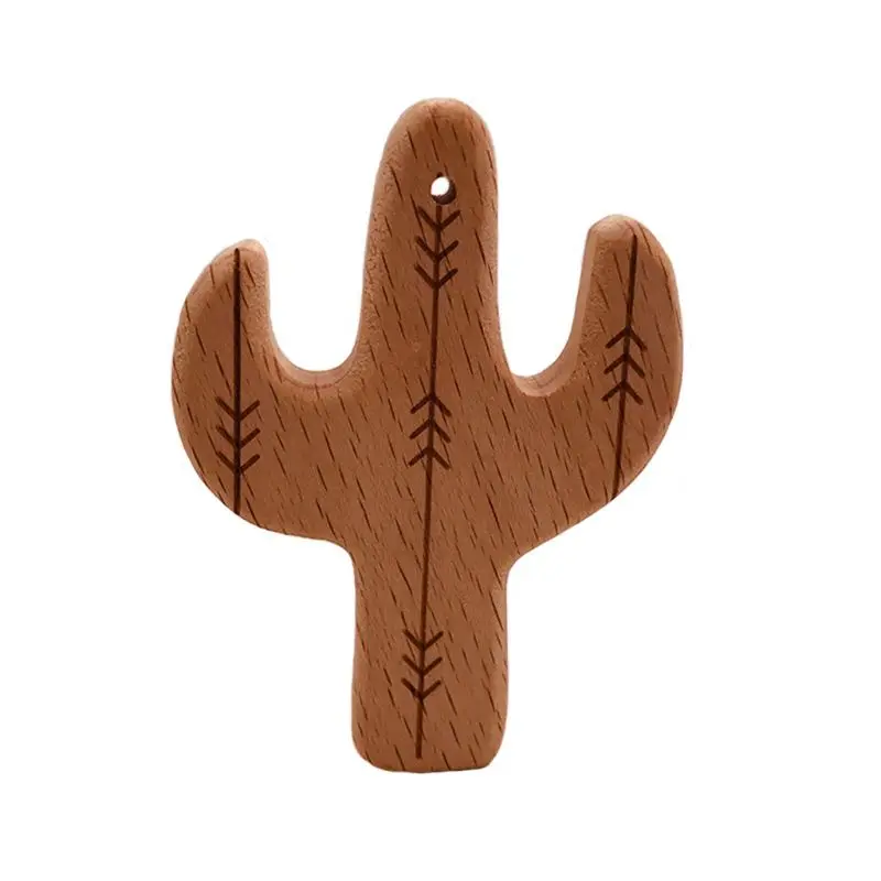 Детские бук Прорезыватель для зубов в форме кактуса прорезывание пустышки