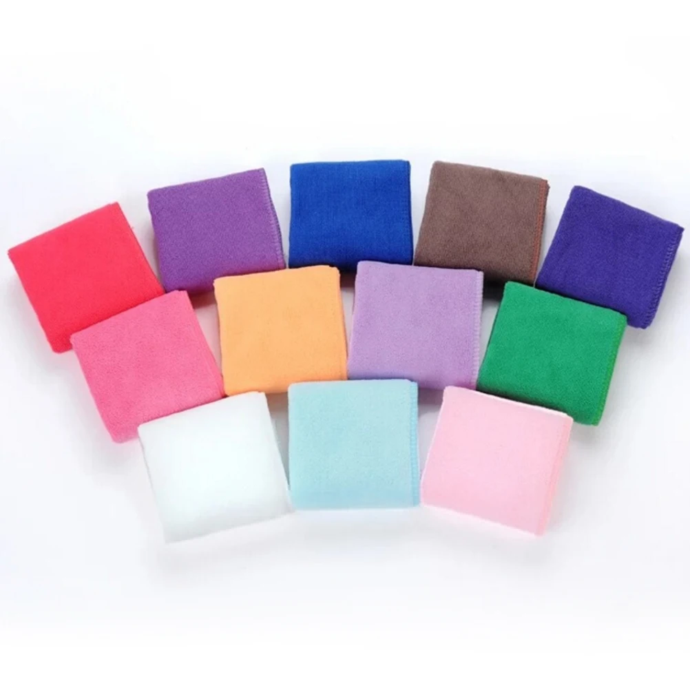 5 шт./упак. Стиральная салфетки бамбуковые из микрофибры кухонные полотенца