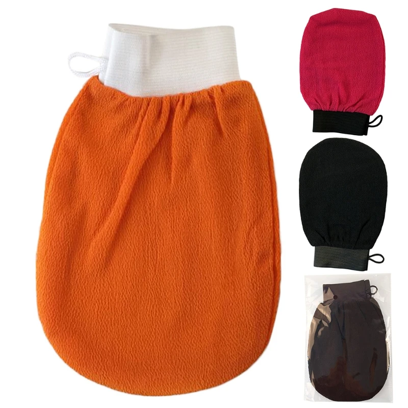 

Exfoliating Glove Bath Shower Scrub Mitt Dead Skin Remover Body Scrubber Spa Cleaning Brush Massage Soap Single Layer for