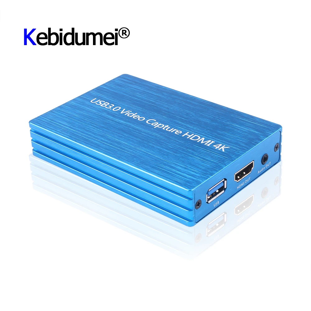 USB 3 0 4K @ 60 Гц видеозахват 1080P HD HDMI-совместимость с карта видеозахвата ключ для игры