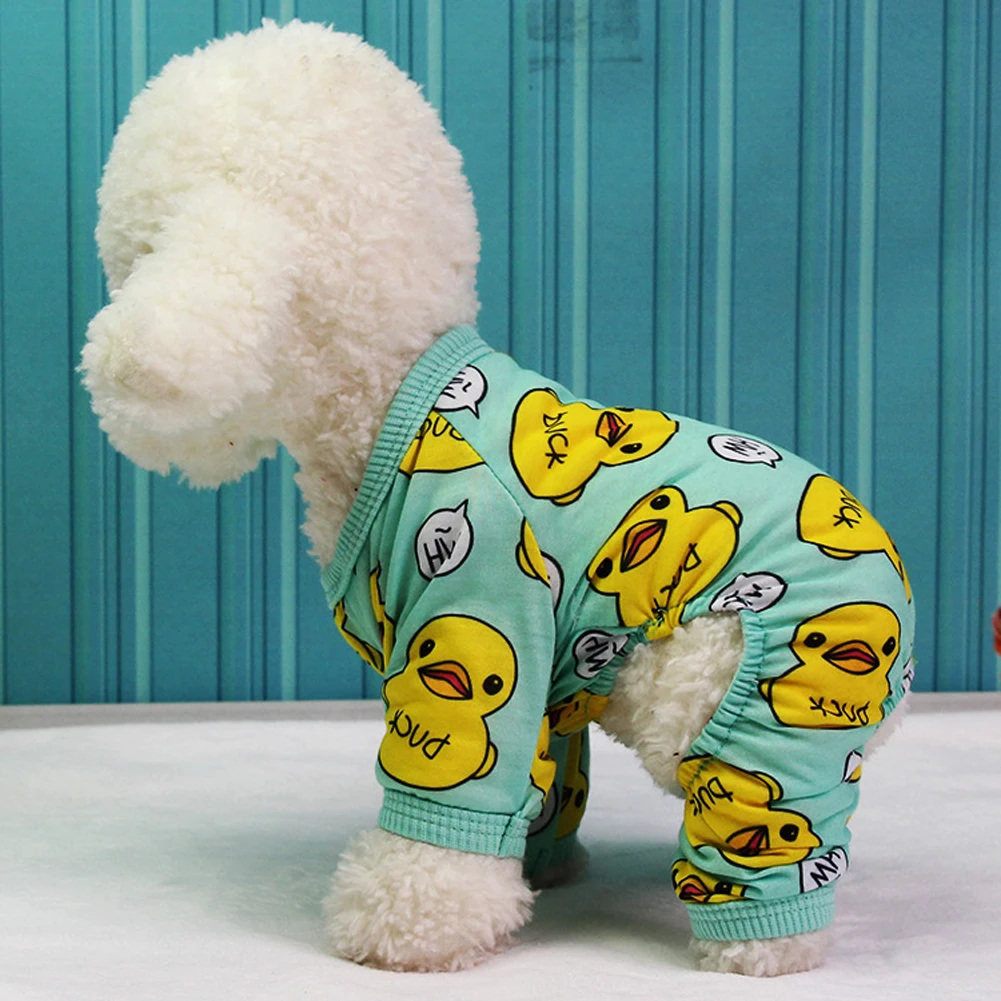 

Dog Cotton Romper Pajamas Costume Pint Dog Jumpsuits Clothes Puppy Clothing for Dog Rompers BathrobeTeddy Cat Clothes