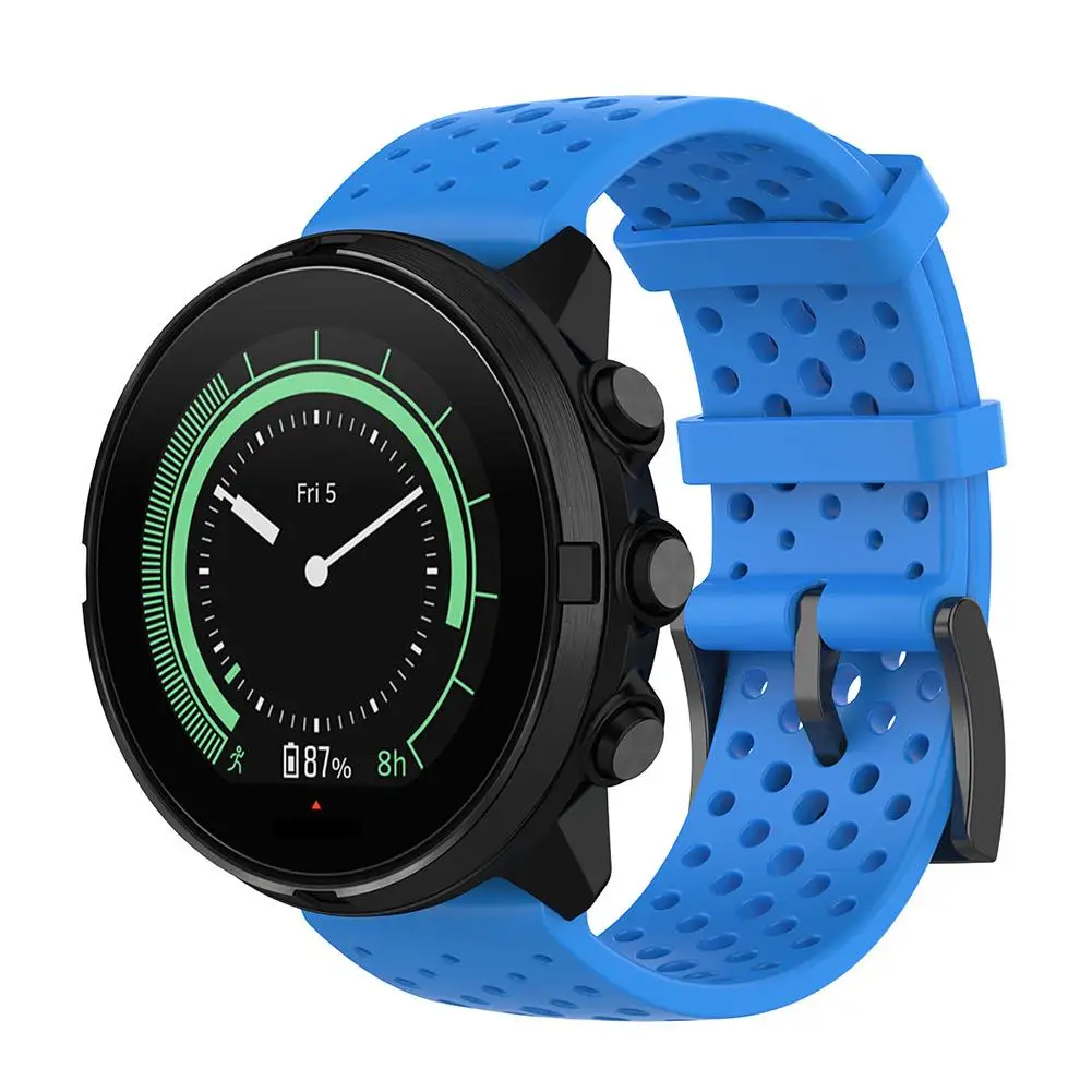 Силиконовый сменный ремешок для Suunto 9 мягкий часов аксессуары смарт-часов Baro 22 мм