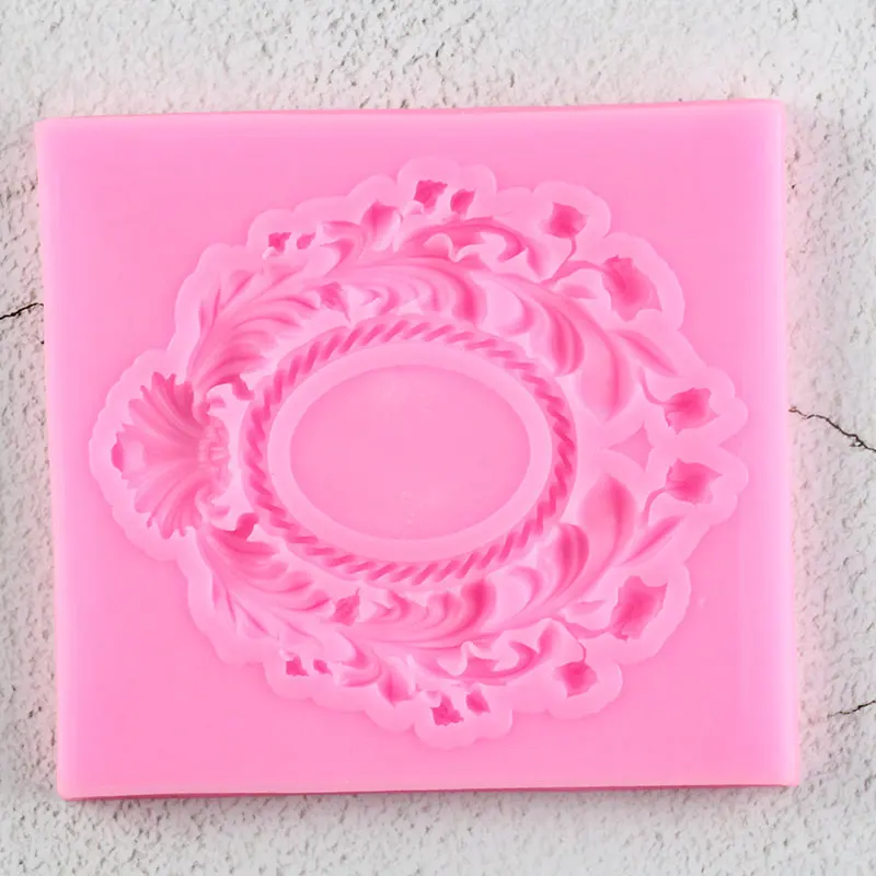 DIY рамка границы силиконовые формы гирлянда листья капкейк Топпер инструменты