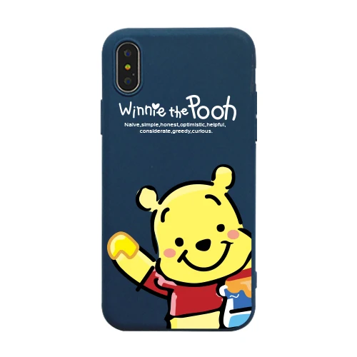 2 Медвежонок пух чехол для телефона s для iphone 6 6S 7 8 Plus X XS MAX XR 11 Pro MAX милый мультяшный Мягкий ТПУ силиконовый чехол - Цвет: 2