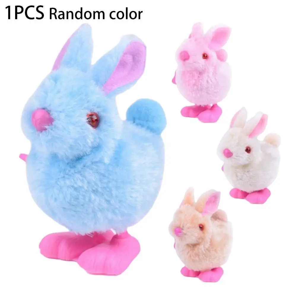 

Wind-up Plush Bunny Toy Infant Child Stuffed Toys Hopping Wind Up Easter Gift Kawaii Rabbit Plush Toys Educational Toys