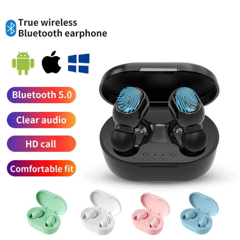 

TWS A6S Bluetooth Earphones Wireless Earbuds With Microphone Waterproof Sport Headphone Noise Cancelling Headsets For Smarphones