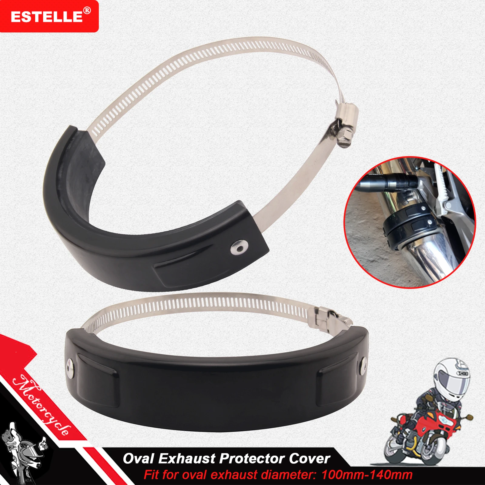 Мотоциклетные аксессуары защита выхлопных газов Can Cover For HONDA CB600F HORNET CB900F 1998-2015 2014