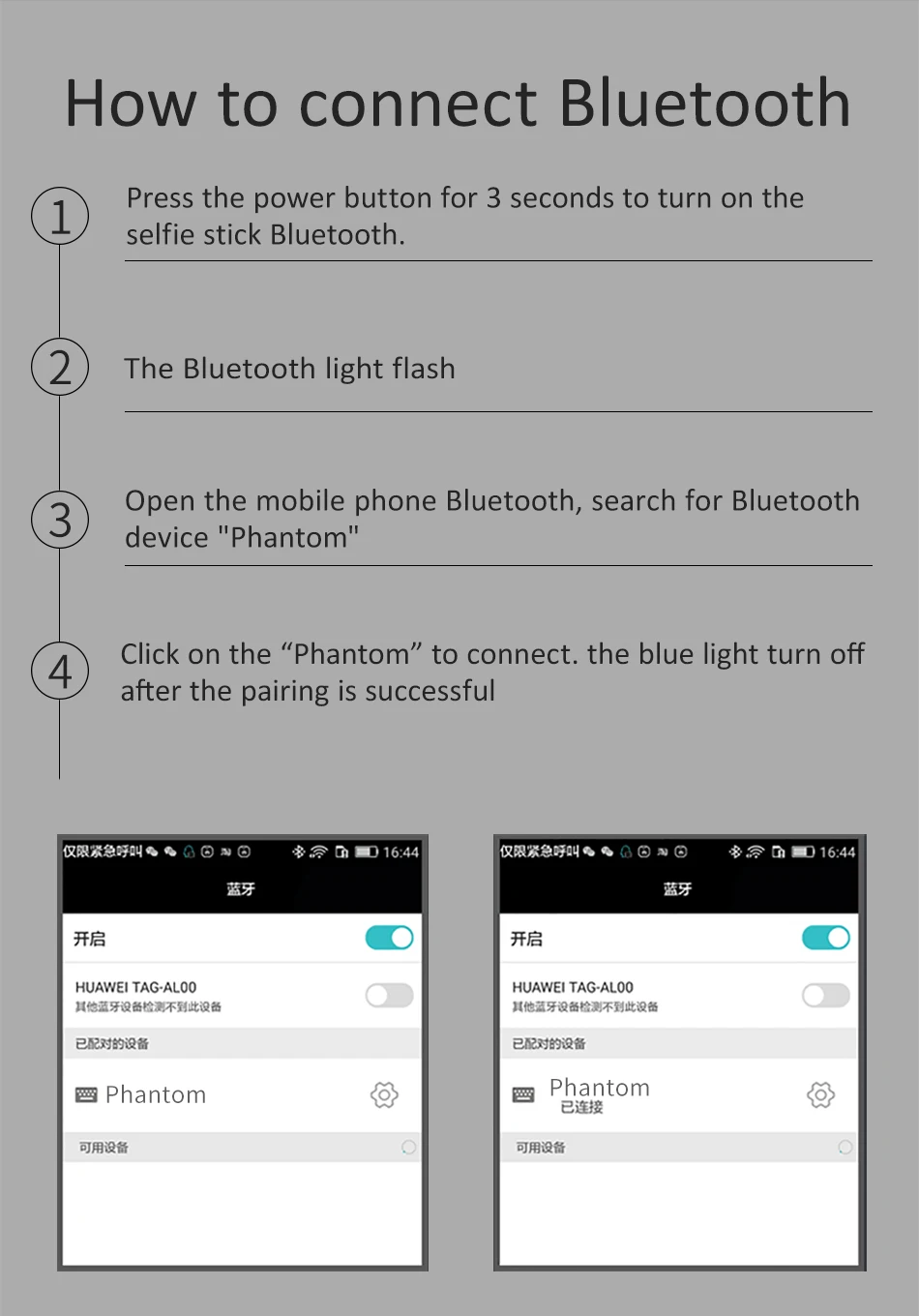 Новая Bluetooth селфи-палка, скрытый Штатив для телефона, палка для селфи, дистанционный цикл зарядки, селфи в сложенном виде, длина 19 мм