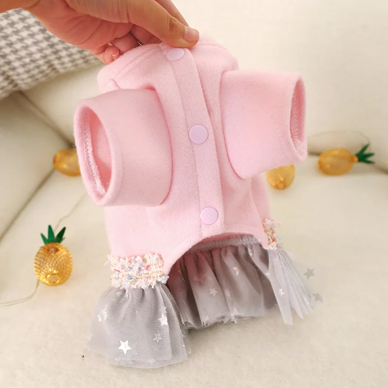 Одежда для домашних животных PETCIRCLE осенне зимняя одежда маленьких собак плотное