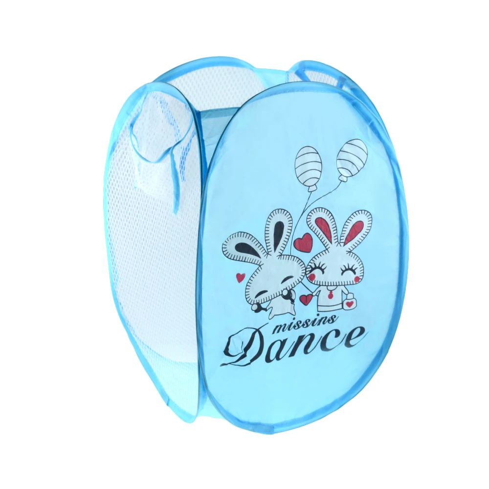 1 шт. корзина для белья сортировки мультфильмов складная хранения одежды детский