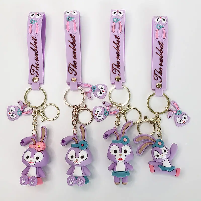 

Disney Snow White Star Dailu Mermaid Keychain Pendant Small Toys Friends Small Gifts Student Bags Ornaments