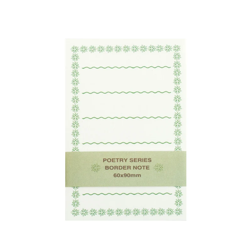 30 шт./компл. Винтаж Блокнот границы книга коллаж Материал memo сообщение к сведению