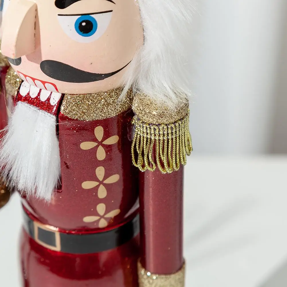 Рождественские украшения для дома 38 см/50 см из цельного дерева солдатики