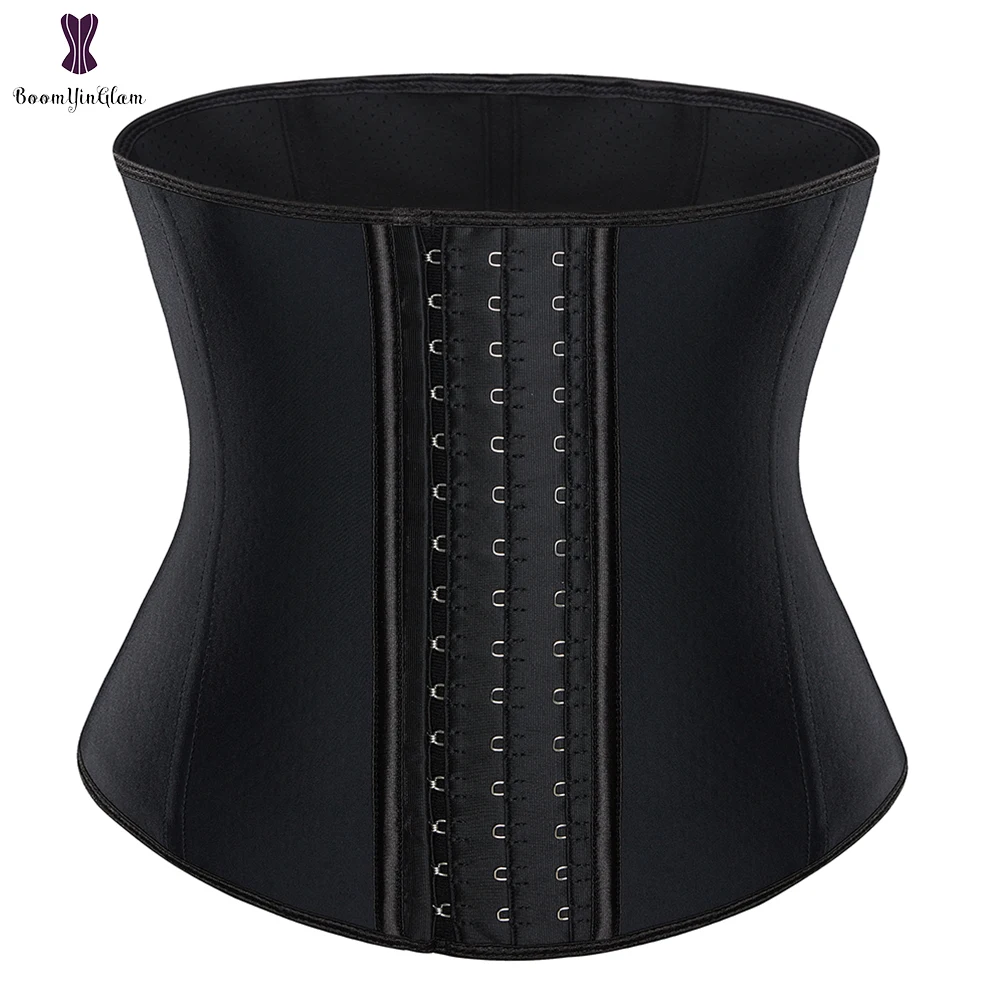 

Waist Trainer Body Shaper 9 Steel Boned Belt Breathable Latex Underbust Corset