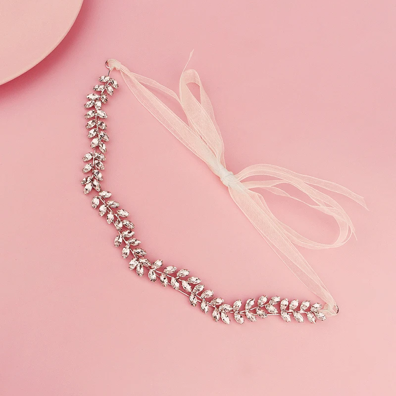 Женские ободки с кристаллами ручной работы аксессуары для волос свадебные