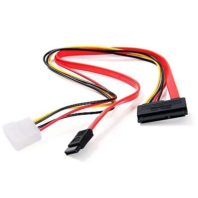 

Hot kf-15+7 Pin SATA Power/Data to 4 pin IDE Power Cable