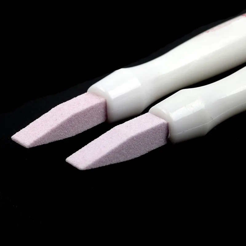 1 шт. 2 способа скраб камень пилки для ногтей буферная маникюрная палка