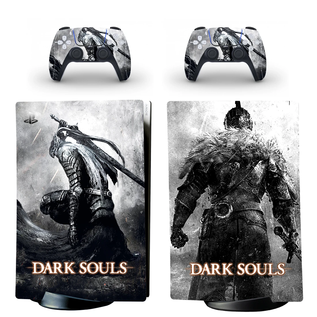 

Dark Souls PS5 Digital Edition Skin Sticker Decal Cover for PlayStation 5 Console and 2 Controllers PS5 Skin Sticker Vinyl