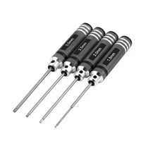 4pcs hex screw driver tools kit set 1 5mm 2 0mm 2 5mm 3 0mm for rc helicoptercar screw driver