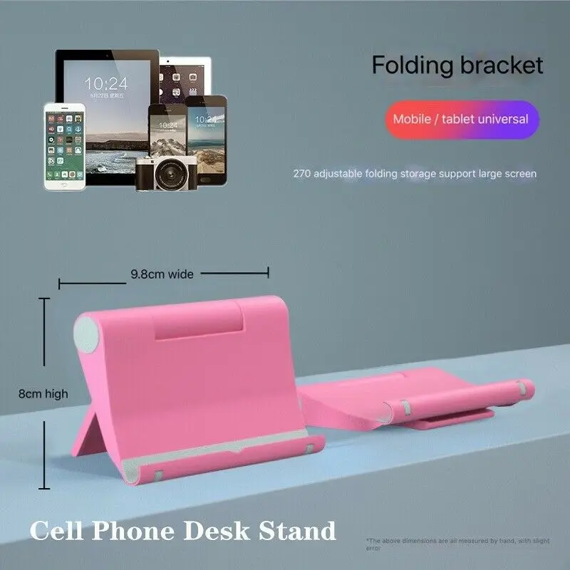 

UGI Cell Phone Stand Holder Foldable Desk Cradle Tripo Mobile Phone Smart phone For iPhone Samsung Xiaomi Oneplus Switch Tablet