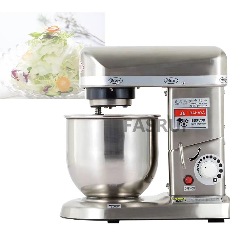 

Multifunctional Commercial Mixer 3 in1 Mixing Machine Stainless Steel Beat Eggs Stiring Cream Dough Maker 220v