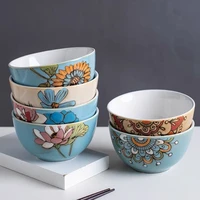 bowls cuenco rice bowl bol noix de creative ceramic hand painted %d0%ba%d0%be%d0%ba%d0%be%d1%81%d0%be%d0%b2%d0%b0%d1%8f anti scald household soup breakfast single eating