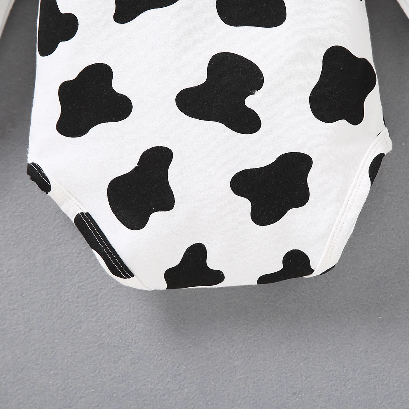 

0M-24M Toddler Kids Newborn Baby Boy Girl Kawaii Milk Cow Print Long Sleeve Hoodie Fashion Romper Bodysuit Baby Winter Clothes