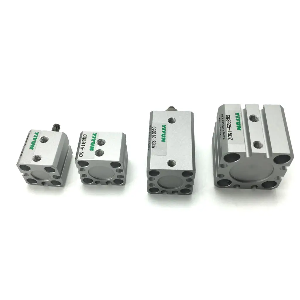 CQSB25/CDQSB25-5DZ,10DZ,15DZ,20DZ,25DZ CQSB25/CDQSB25-5DMZ,10DMZ,15DMZ,20DMZ,25DMZ YIYUN, компактный цилиндр для пневматического инструмента