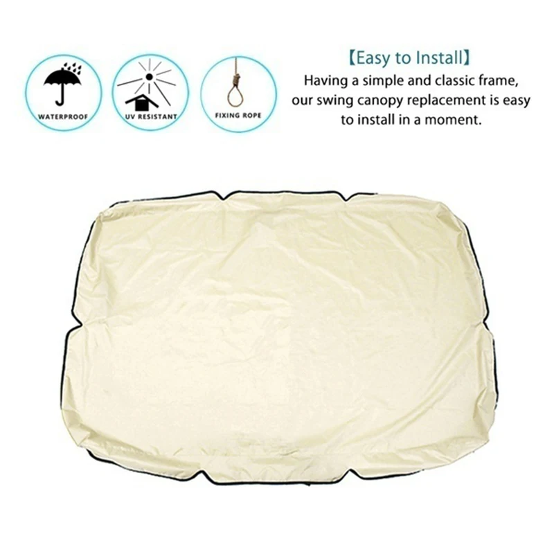 Открытый патио качели сиденье под навесом Топ Водонепроницаемый Зонт замены