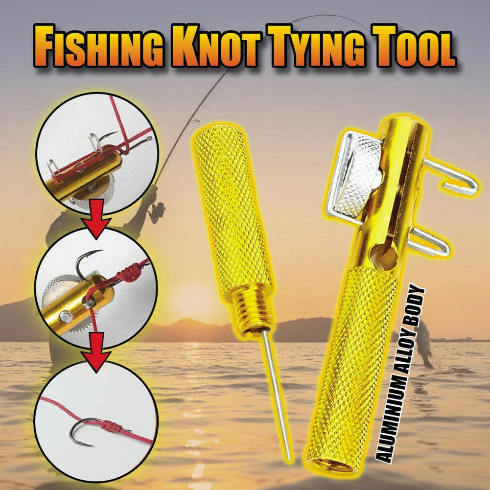 

Newly Practical Knot Line Tying Knotting Tool Manual Portable Fast Fishing Supplies Accessories BN99